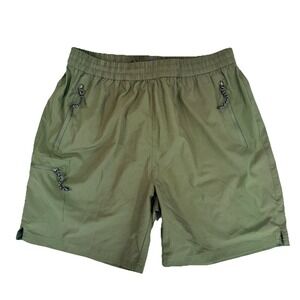 Men's Athletic Shorts - Olive Green